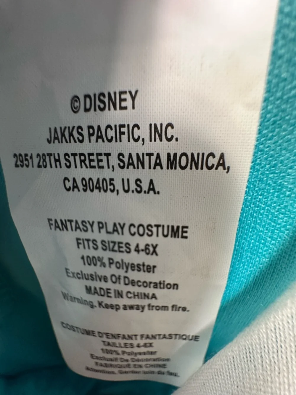 Disney Elsa Sparkle Princess Dress with Snowflake Cape. - Picture 4 of 5